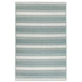 thumbnail image 1 of Trans-Ocean Importe RVI80764006 7 Pi 10 Po x 9 Pi 10 Po Liora Manne Riviera Stripe Tapis Rectangle Tissé Wilton Intérieur et Extérieur - Cool, 1 of 1