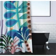 thumbnail image 3 of Simply Daisy 71" x 74" Tropical Jungle Floral Print Shower Curtain, 3 of 3