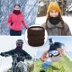 thumbnail image 5 of Lojalitet Babero de Invierno para Mujer, Leggings cálidos, Doble Forro Polar Suave y Forro con Bufanda Redonda de Punto Grueso, 5 of 5