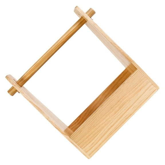 HINTRMENT 1Pcs Certified Wood Storage Box for Outdoor Activities 11.8X10.2X5.5in