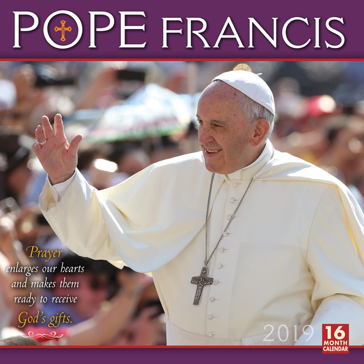 2019 Pope Francis 16 Month Wall Calendar By Sellers Publishing Other 