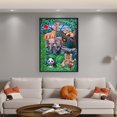 thumbnail image 2 of Hilo Algodón Ecológico Bordado Punto Cruz Del Mundo Animal Impreso 11CT 40x60cm, 2 of 9