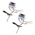 thumbnail image 2 of 2X 12V Digital LED Controlador de Temperatura Termostato Interruptor de Control, 2 of 4