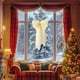 thumbnail image 5 of Christmas Decorations Snow Bow Christmas Tree Decorations Hanging Window Beauty Scene Layout, 5 of 6