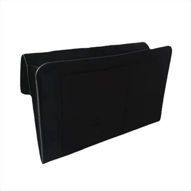 Organizador de Almacenamiento Junto una la Cama de Fieltro, Bolsa Antideslizante para Mesita Noche, Bolsa Lateral para Sofá Cama, Almacenamiento para Sofá Colgante, Color Negro