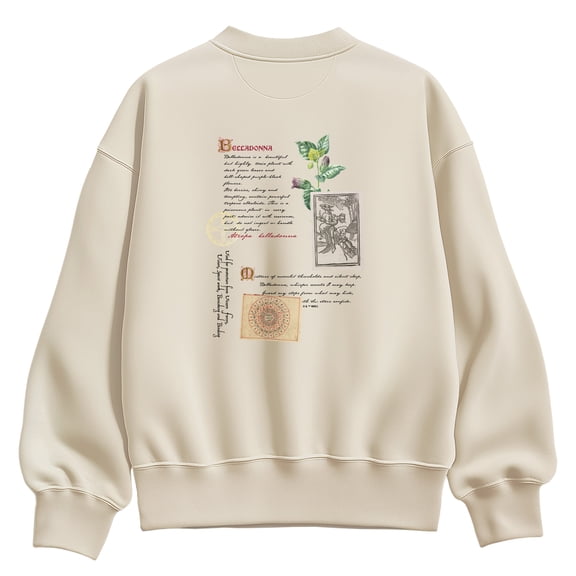 Practical Magic - Belladonna Oversized Fleece Crew Sweatshirt