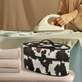 thumbnail image 2 of HELLHERO Lightweight Dustproof Travel Iron Organizer Durable Cow Print Pattern Travel Case Steamer Oganizer, Case Only, 2 of 6