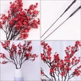 thumbnail image 4 of LOLIPPYY 6-Pack Red Artificial Gypsophila Flowers for Couples, Wedding, Party, Home and Room Decoration Accents, 4 of 8