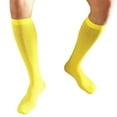 thumbnail image 1 of MesaSe 1 Pair Candy Color Anti-slip Smooth Men Socks Knee High Invisible Seamless Tube Socks, 1 of 11