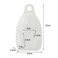 thumbnail image 4 of Tapones para los oídos y pinzas nasales para natación, protectores de oídos y nariz para mujeres y hombres que se bañan. Blanco, 4 of 9