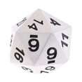 thumbnail image 4 of 2 Piezas De Aleación De Zinc, Dados De 20 Lados, Juego De Rol Poliédrico, Dados Plateados Sunnimix Dados de aleación de zinc de 20 lados, 4 of 8