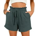 thumbnail image 3 of FNFYFH Shorts For Women Casual Beach Short Pants with Pocket (Women's X-Large), 3 of 7