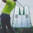 thumbnail image 2 of Golf Putting Alignment Mirror Lightweight Training putting mat Beginners put for Home Backyard Office Green, 2 of 8