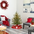 thumbnail image 6 of Nearly Natural Prelit 4' Pine Artificial Christmas Tree, Green, 6 of 7