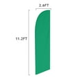 thumbnail image 6 of Vispronet - Medium Green Solid Feather Flag Kit - 13.5ft Knitted Polyester Swooper Flag with Pole Set and Ground Spike - Dyed in The USA, 6 of 8