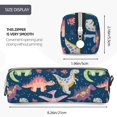 thumbnail image 3 of Honeii Dinosaur Pattern Pencil Case, Pencil Pouch, Pencil Case Small, Pencil Pouch Aesthetic, PVC Pencil Pouch, Pencil Bag, Makeup Pouch, 3 of 7