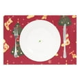 thumbnail image 2 of Christmas Trees Socks 12×18 inch Placemats Heat Resistant Washable Foldable Rectangular Placemats Set Decoration Indoor Outdoor for Kitchen Dining Table 1PC, 2 of 8