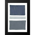 thumbnail image 2 of Rhue, Piper 13x18 Black Modern Framed Museum Art Print Titled - Painted Weaving V Gray, 2 of 5