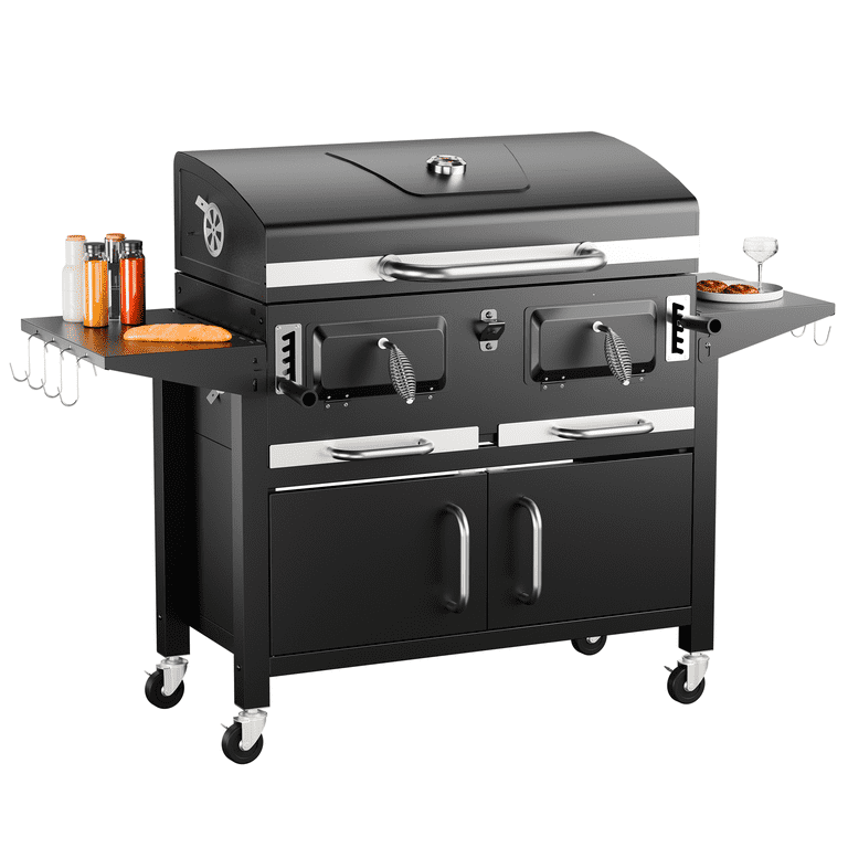 TABU Large Portable BBQ Charcoal Grill, 50