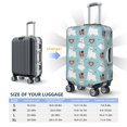 thumbnail image 2 of Luggage Cover Anti Scratch, Cartoon Cute Alpacas Love Elastic Suitcase Protector Fits 18-32 Inch Luggage, 2 of 2