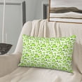 thumbnail image 5 of Goofa Cute Frogs Pattern Pillow Case – Plush & Soft Cushion Cover, Hypoallergenic Throw Pillow Case for Comfortable Sleep with Envelope Closure-20"x30", 5 of 6