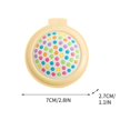 thumbnail image 2 of KIHOUT Foldable Hair Brushes with Travel Mirror, Portable Mini Hair Comb Compact Travel Hair Massage Comb for Women, Girls, 2 of 5