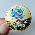 thumbnail image 5 of Gold Coins Pikachu Commemorative Coins Metal Letters Gold Metal Round Cards Silver Mewtwo Coin Anime Toys, 5 of 5