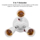 thumbnail image 3 of Accesorio Extensor De Enchufe De Luz, Adaptador De Lámpara E27 E26 Disipación De Calor Estable 3 En 1 85-265V Rotación De 360 ​​grados Para Oficina, 3 of 7