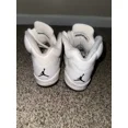 thumbnail image 4 of Ni - ke Ni - ke Boys Air Jordan 5 Retro 440888-130 White Basketball Shoes Sneaker Size 4.5Y, 4 of 5