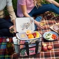 thumbnail image 5 of FORMRS Insulated Cooler Bag 24 Cans Capacity Soft Leakproof Lunch Box with Side Pockets, Art Cat, 5 of 7