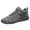 Grey, variant on NOKIO Men'S Lightweight Mesh Slip-On Shoes Spring Men'S Mesh Hiking Boots Sports Shoes For Men Popular Labor Work Shoes Wear High Top Board Shoes Casual Leisure Shoes