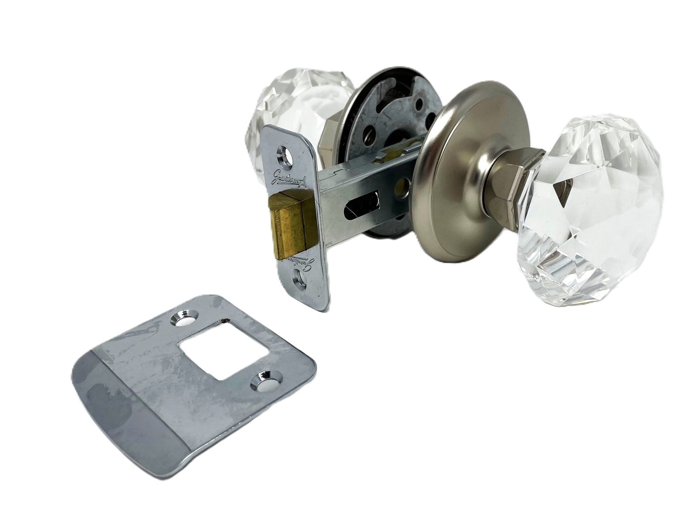Gainsborough Sonata Crystal Non-Locking Hall Closet Door Knob Set