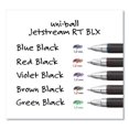 thumbnail image 6 of Jetstream Retractable Ballpoint Pen, 1 Mm, Assorted Ink, Black Barrel, 5/pack | Bundle of 10 Sets, 6 of 7