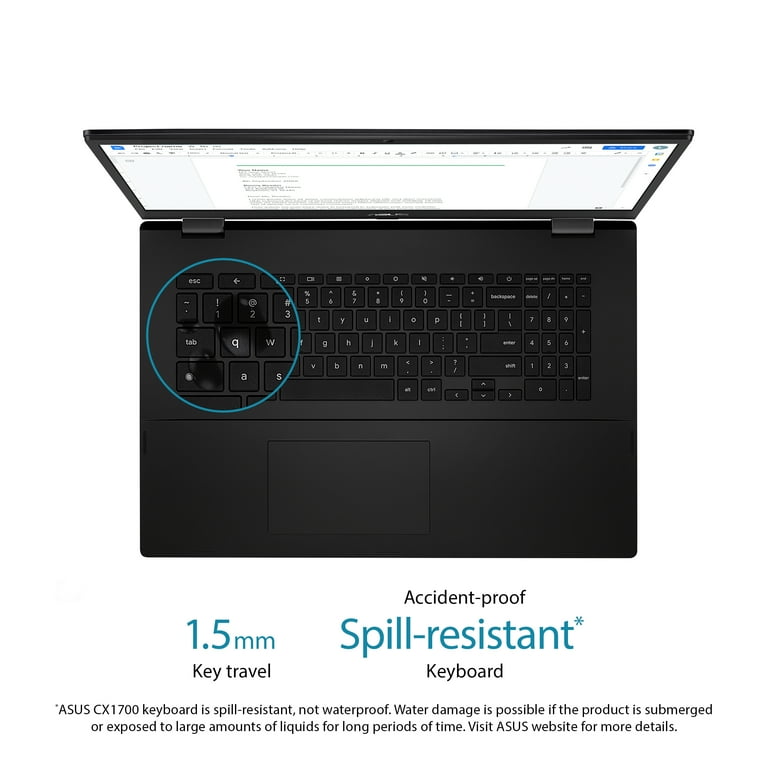 ASUS Chromebook ブラック ASUS Lightweight 17.3