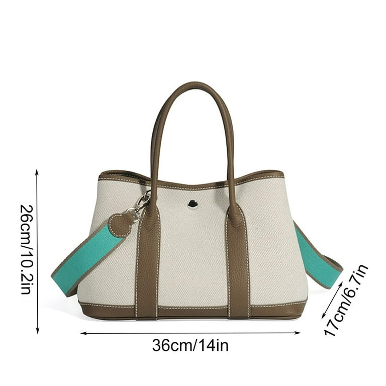 WKZZ Tote Bag for Women, Leather and Canvas Top Handle Bags WKZZ Tote Bag for Women, Leather and Canvas Top Handle Bags