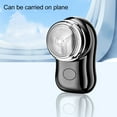 thumbnail image 4 of Portable Electric Shaver Mini Beard Trimmer Electric Compact Clipper, USB Rechargeable for Travel with Low Noise, Mini Beard Clippers Pocket Size Type C, 4 of 7