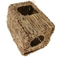 WAXIAYU Rabbit Nest Bunny Straw Woven House Rabbit Woven Bed for