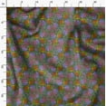 thumbnail image 3 of Soimoi Green Viscose Chiffon Fabric Shells Ocean Printed Craft Fabric by the Yard 42 Inch Wide, 3 of 6