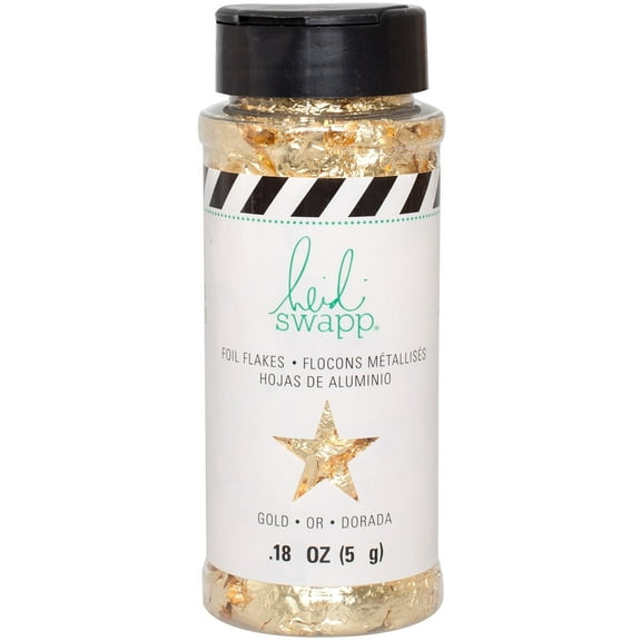 Heidi Swapp Foil Flakes .18oz-Gold