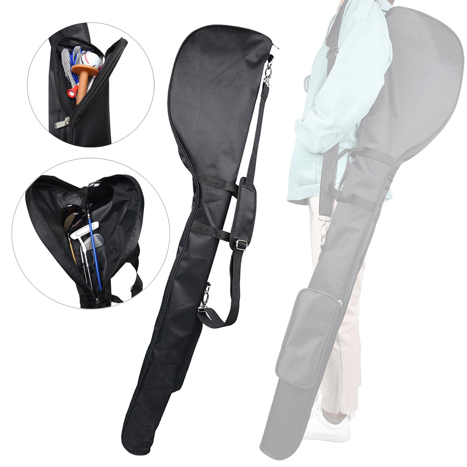 Axioma Golf Bag Clubs Case Travel Bag Foldable Holds up to 5 Clubs Lightweight Zippered