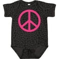 thumbnail image 3 of Inktastic Pink Peace Sign Girls Baby Bodysuit, 3 of 5