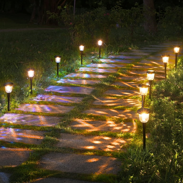 Outdoor Solar Lights, Stainless Steel Led Landscape Lighting