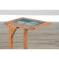 thumbnail image 3 of Sunny Designs Sedona 12.5" Traditional Wood Sofa Mate Table in Rustic Oak, 3 of 6