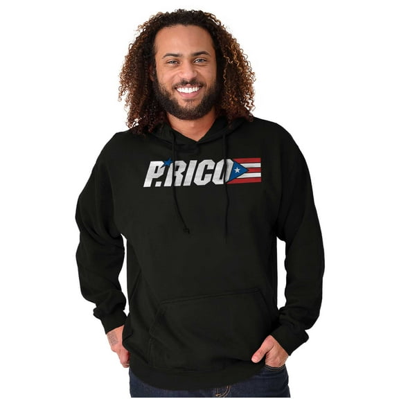 Puerto Rican Country Flag Se Levanta Hoodie Sweatshirt Women Men Brisco Brands S