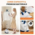 thumbnail image 6 of Standing Garment Steamer for Clothes,1500W Professional Wrinkle Remover Heats in 45 Seconds,Full-Size,1.7L Water Tank, 6 of 9