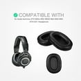 thumbnail image 4 of Replacement Memory Ear Pad Cushion Protein Leather Compatible with Audio-technica ATH-M40x M50 M50S M20 M30, 4 of 8