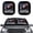 American Flag Eagle, variant on Jiueut Boho Mandala Flower Paws Print Car Windshield Sunshades 2 Pieces Foldable Auto Sun UV Protector Shades Universal Fit Windshield Sun Shade