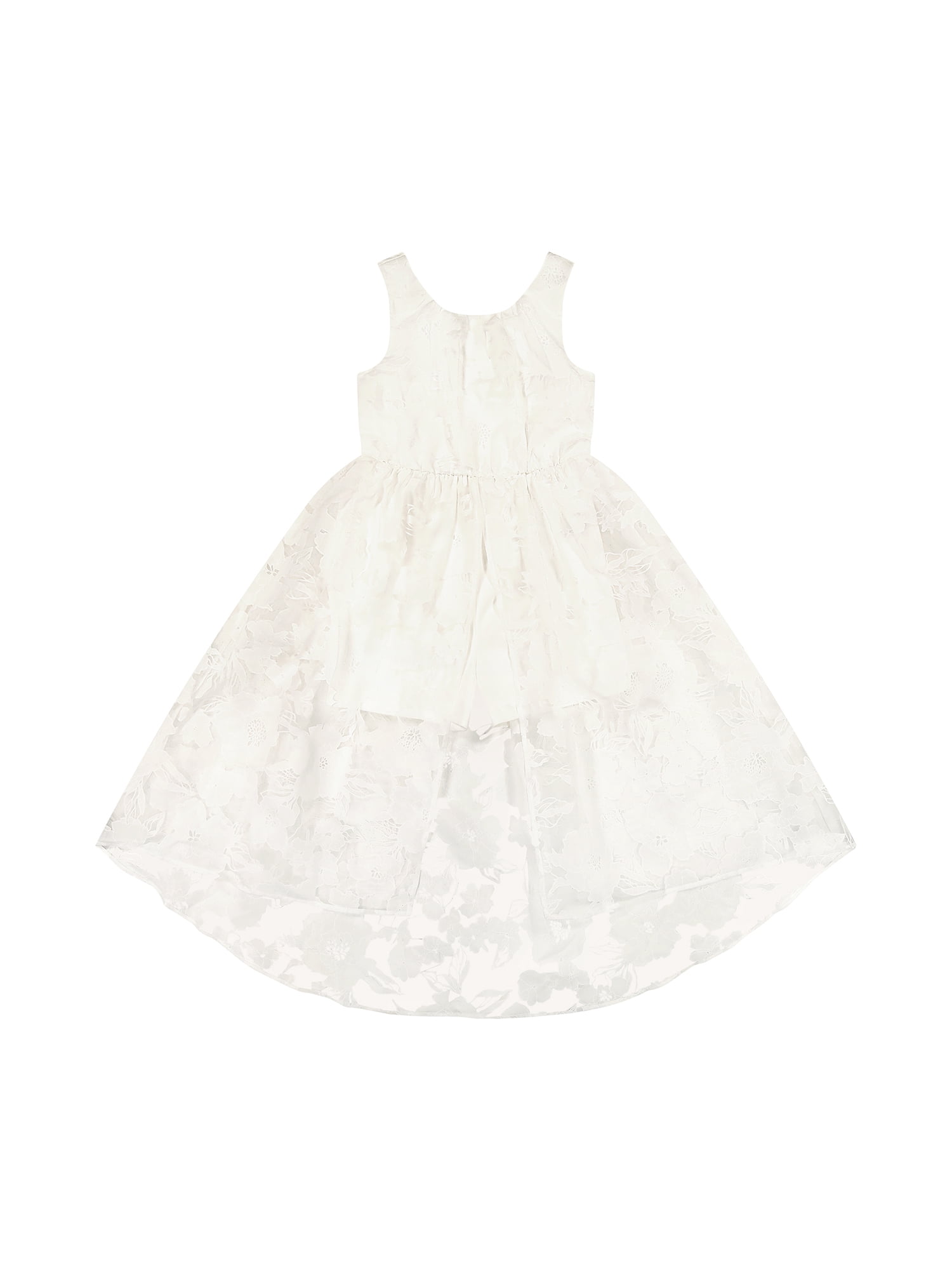 Kensie Girl Sleeveless Floral Organza Walk Through Dress, Sizes 4-16