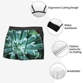thumbnail image 3 of Xecao Teal Cactus Print Men's Underwear Boxer Briefs,Breathable Choice for Men's Underwear-XX-Large, 3 of 5