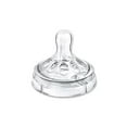 thumbnail image 2 of Avent 2-Pack Natural Newborn Flow Nipples - clear, one size, 2 of 2